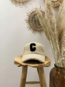 Casquette beige clair